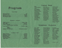 Pages 2 and 3 of the program