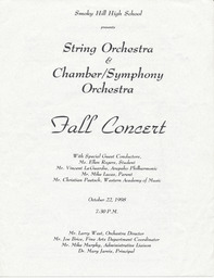 Page 1 of the program