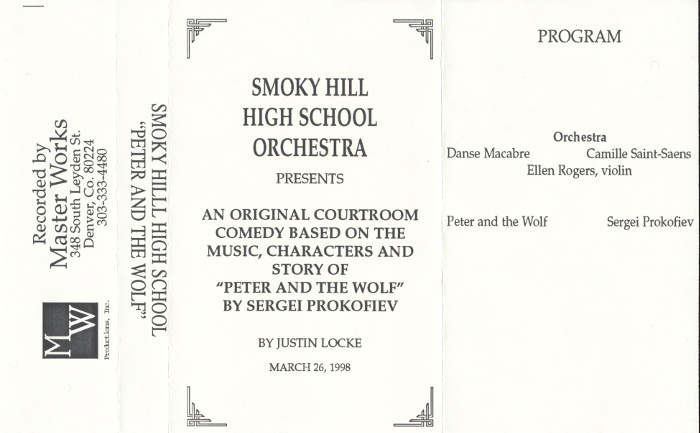 Scan of the cassette label.