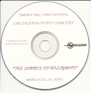 The CD label.