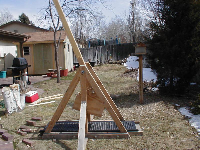 How To Build A Simple Water Balloon Catapult 13