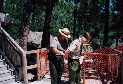 David Fifield and the nice park ranger